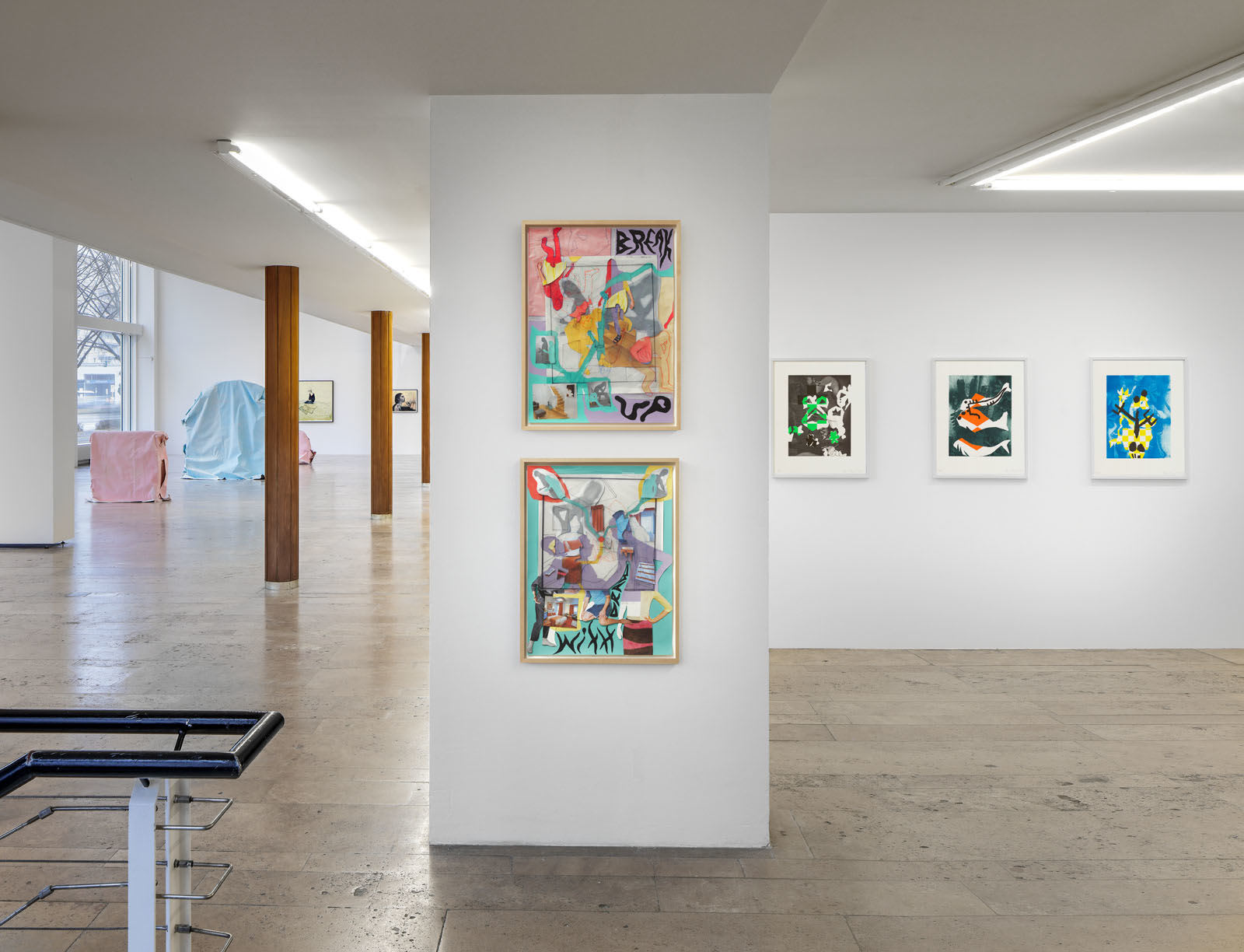 Charline von Heyl, The Fish Can't Hear You, 2019