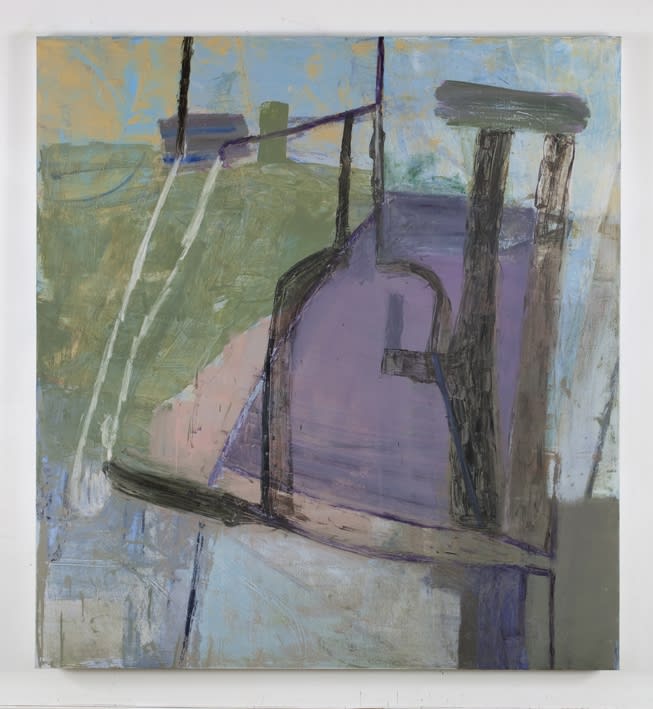 Amy Sillman, BOTTLE WITH CRUTCHES, 2011