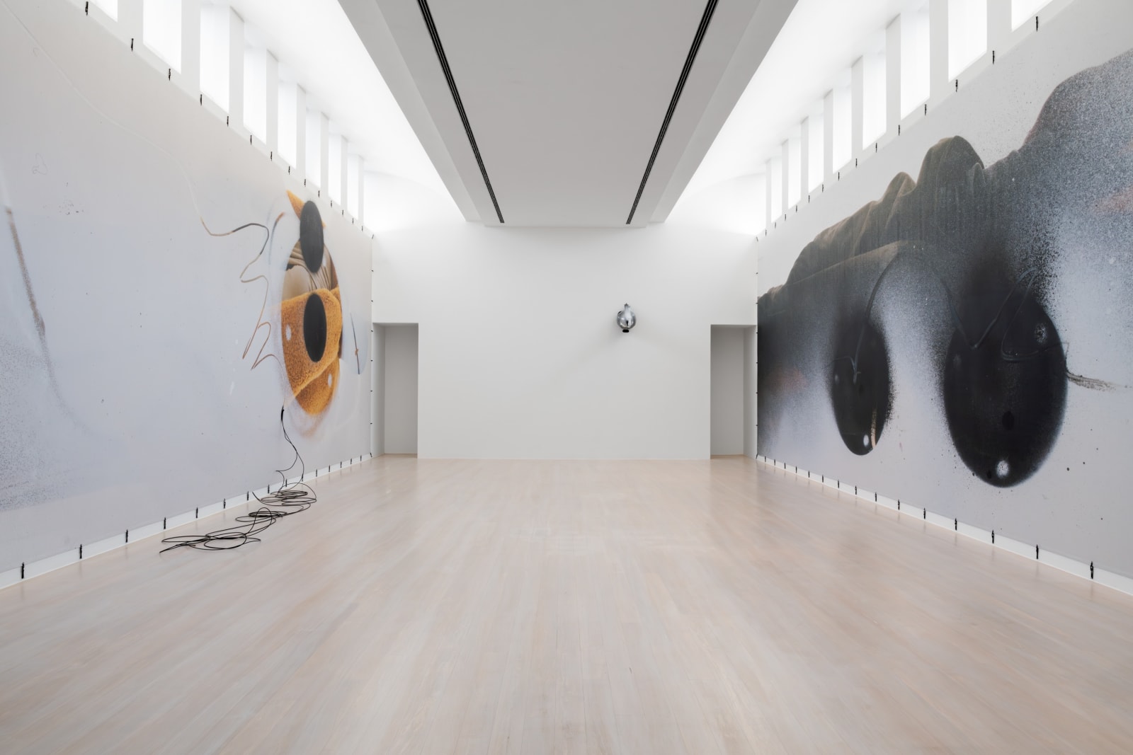 Jack O’Brien, Overflow II (mesh banner), 2025