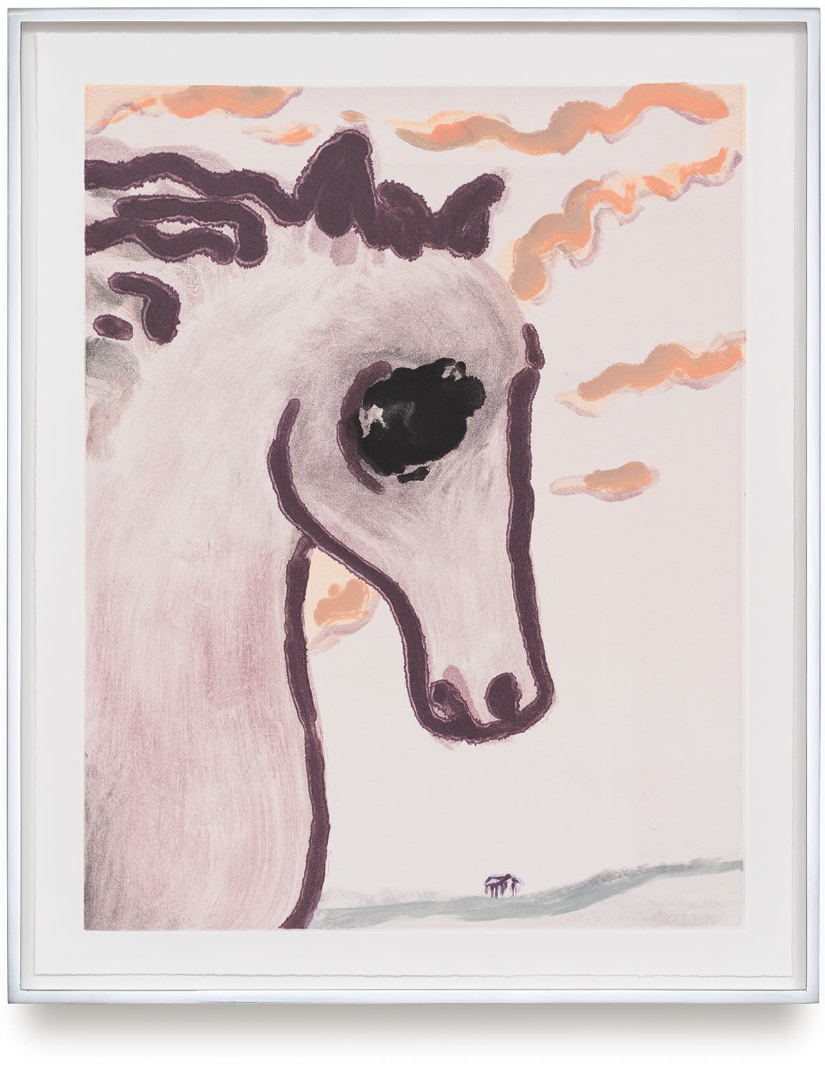 Sanya Kantarovsky, Metaphysical Landscape (De Chirico), 2022