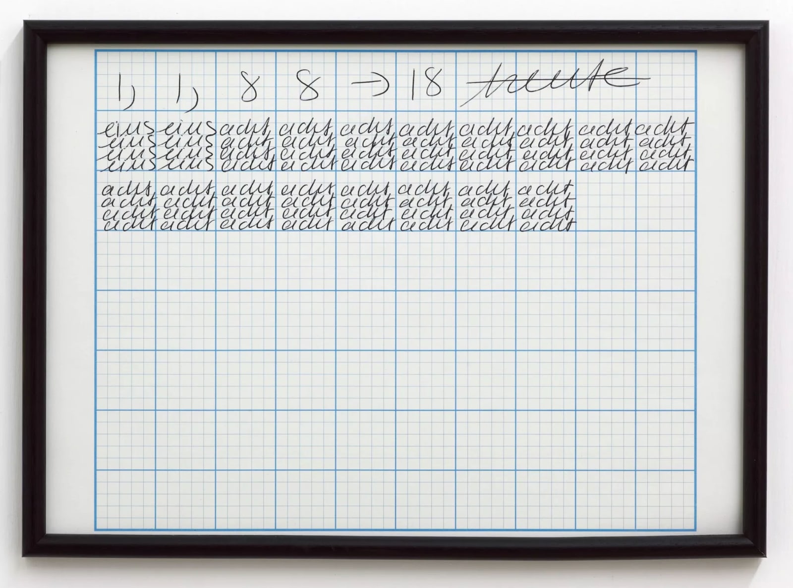 Hanne Darboven, Hommage an meinen Vater, 1988