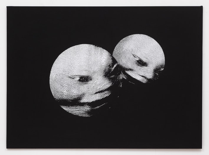 John Stezaker, Conjunction (from the Series The Egg Burial), 1985