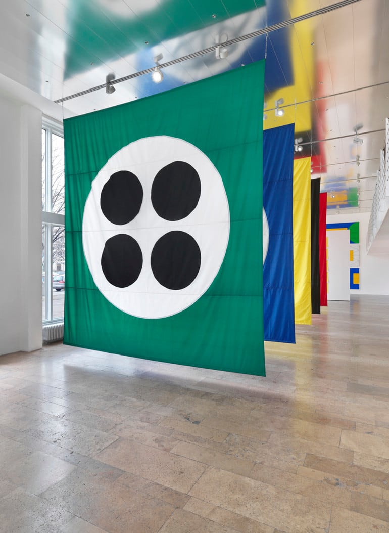 Matt Mullican, Untitled (5 Banners, Tamayo), 2013