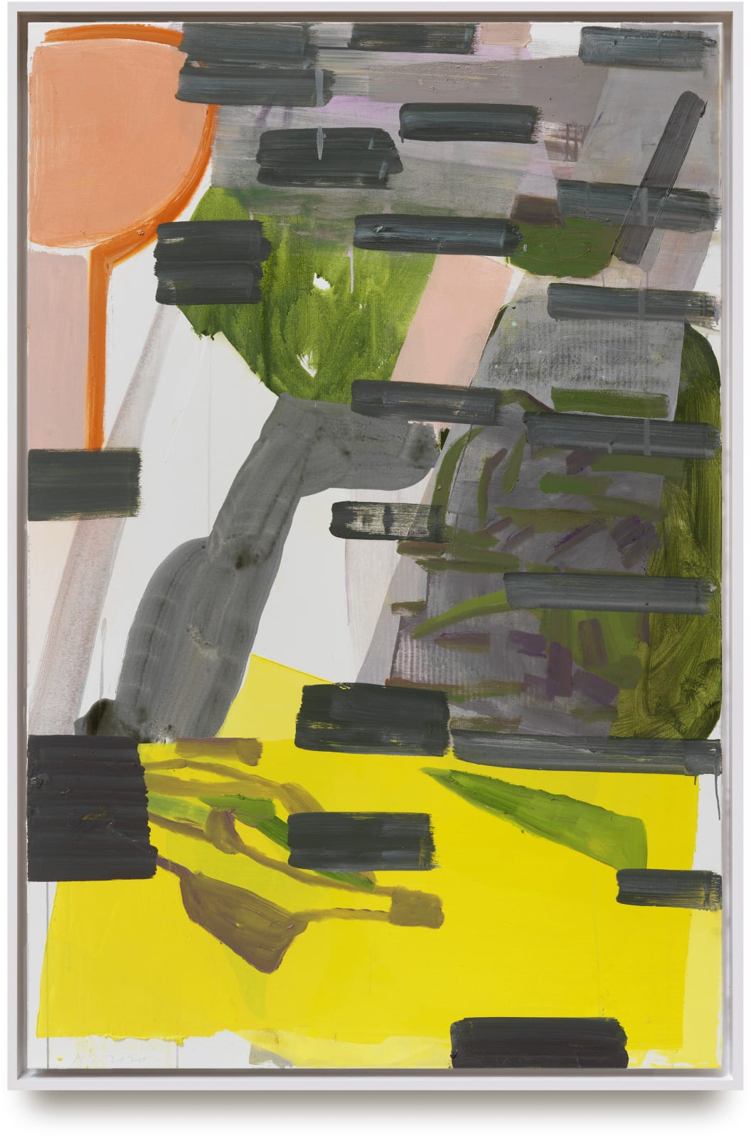 Amy Sillman, Study for Split 4, 2020