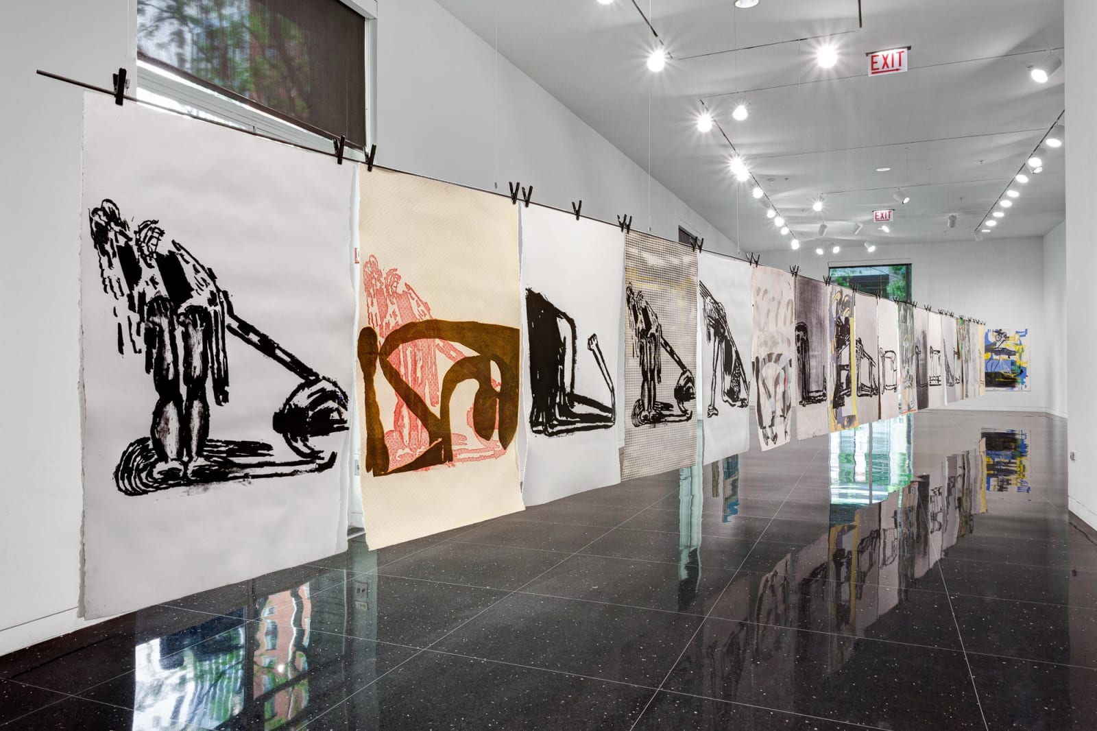 Amy Sillman, Dub Stamp (25), 2019