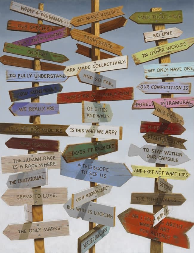 Sean Landers, The Only Marks, 2019