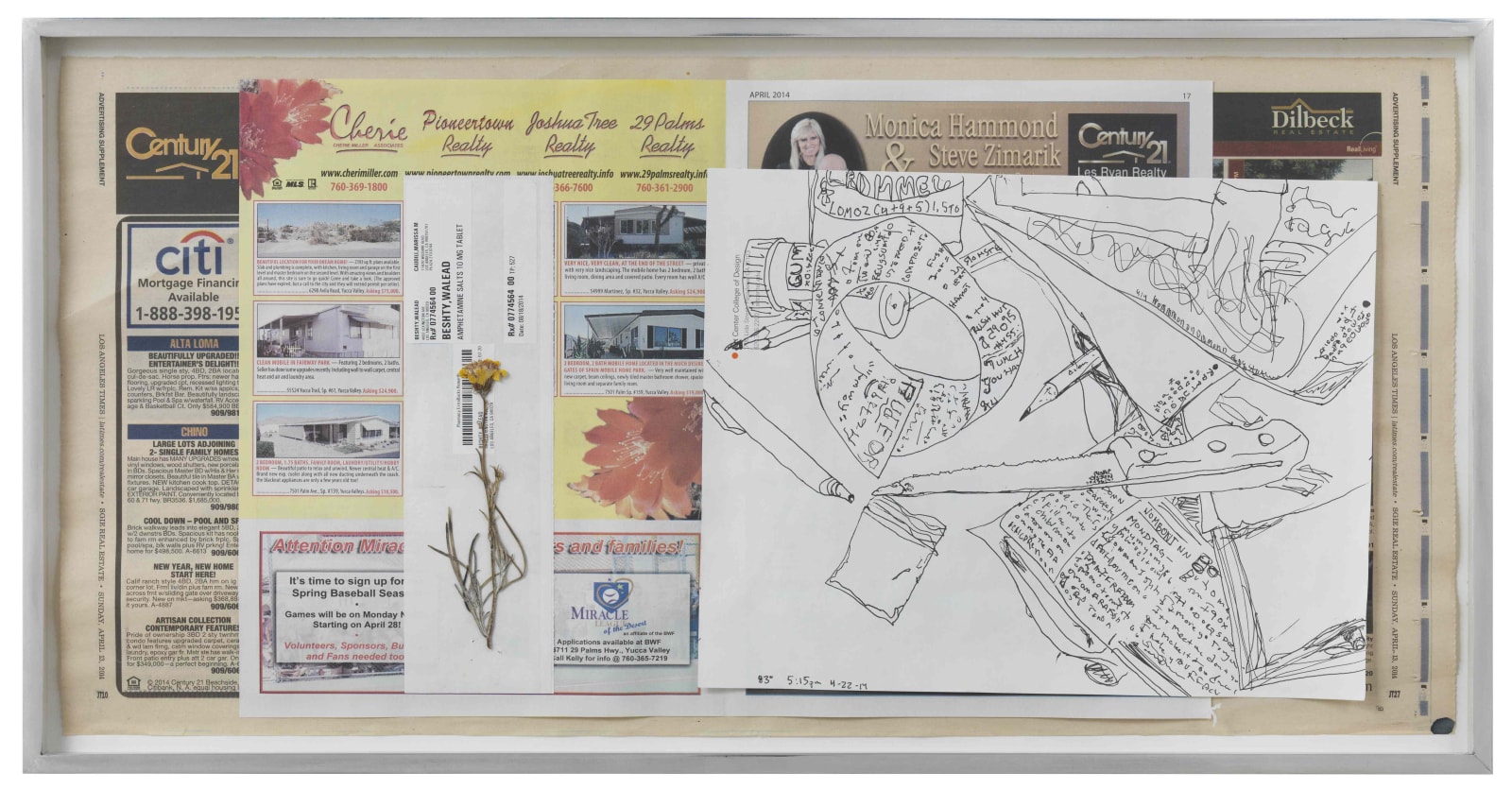 Walead Beshty, Century 21; Cherie Pioneertown Realty; Joshua Tree Realty; 29 Palms Realty; Dilbeck Real Estate, 83°, 5:15pm, 22-4-14, 2014