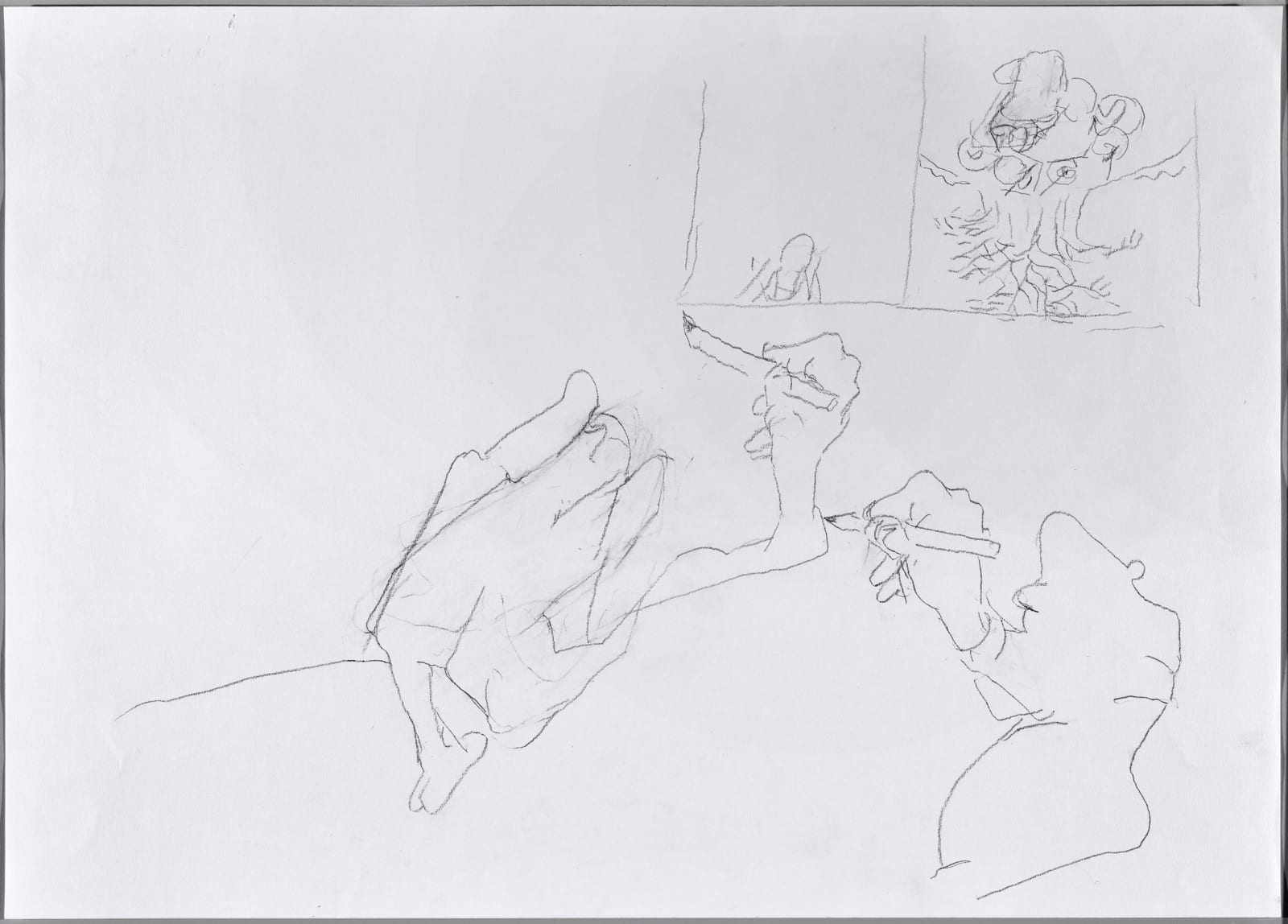 Maria Lassnig, Ohne Titel, ca. 2005 - 2012