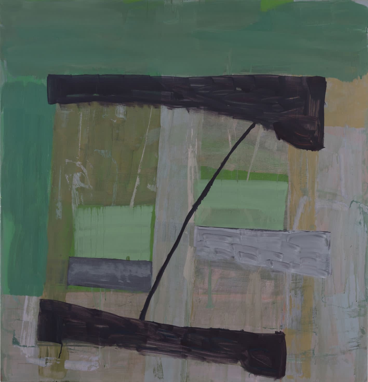 Amy Sillman, Avec (aka Awning), 2017