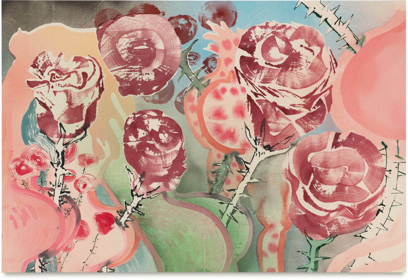 Matthew Lutz-Kinoy, Radiant Rose Garden, 2025