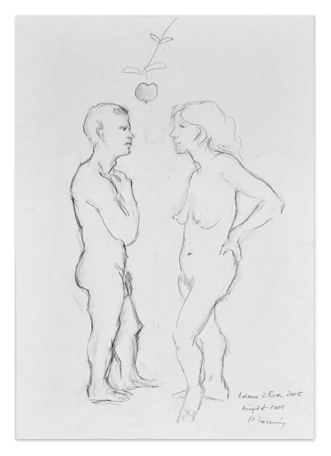 Maria Lassnig, Adam und Eva, 2005