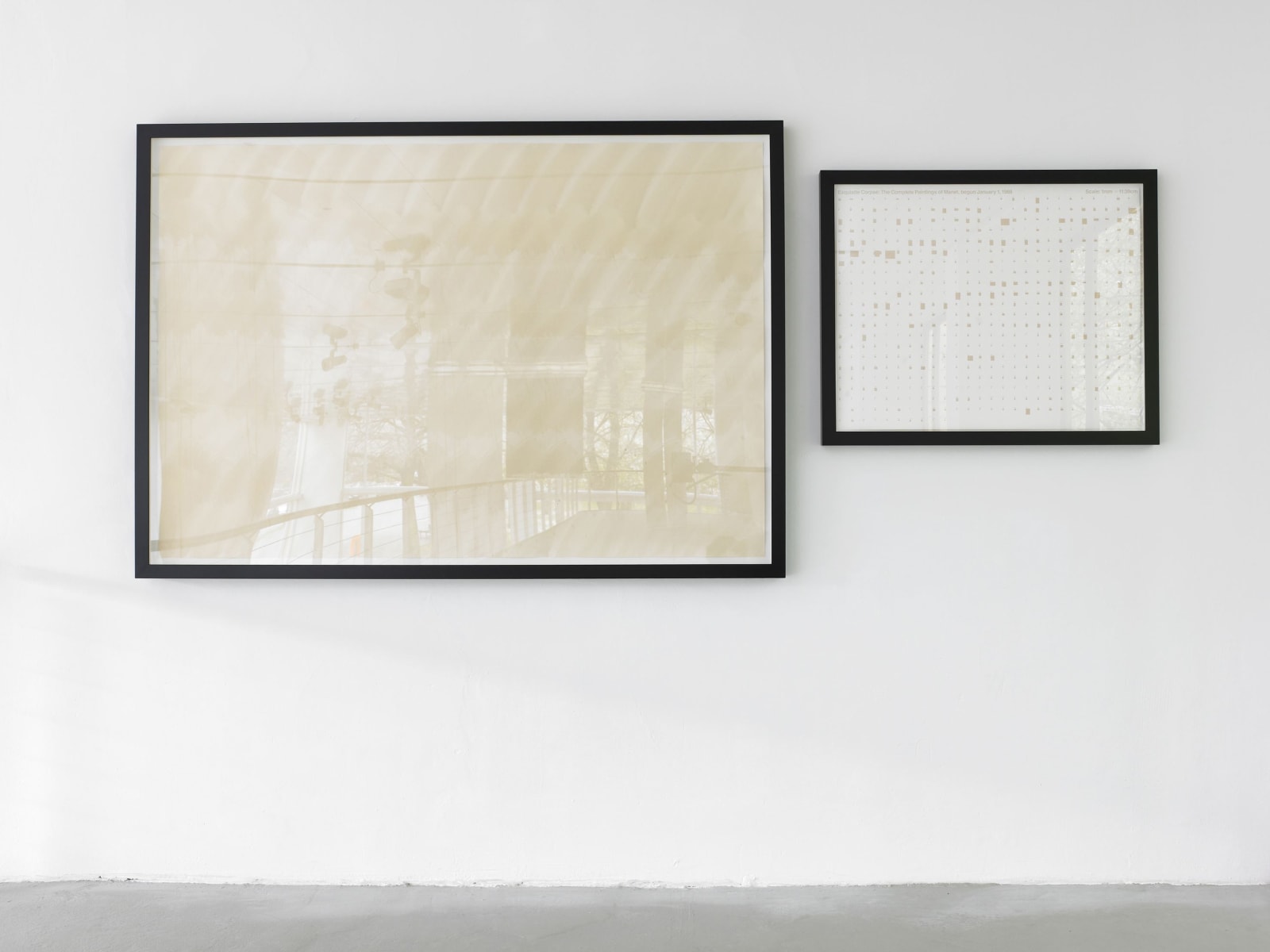 Stephen Prina, Exquisite Corpse: The Complete Paintings of Manet222 of 556Dame aux Éventails (Nina de Callias) (Woman with Fans) 1874Jeu de Paume, Louvre, Paris,, February 4, 2011