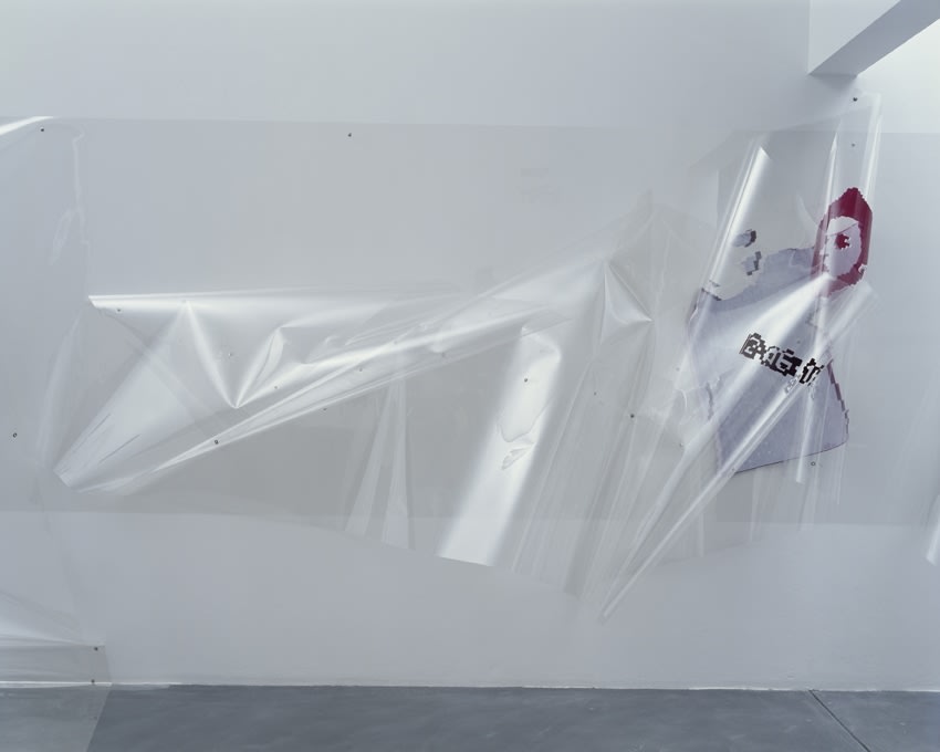 Seth Price, Hostage Video Still With Time Stamp, 2008