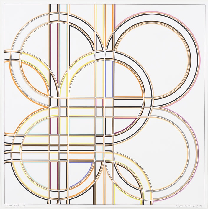 Sarah Morris, Double Cats Paw, 2011