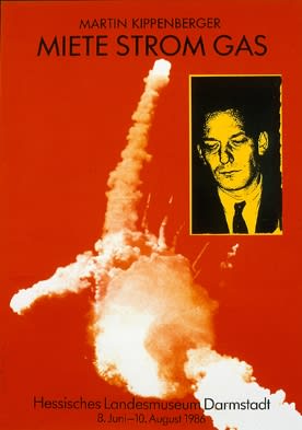 Martin Kippenberger, Miete Strom Gas Hessisches Landesmuseum Darmstadt, 1986