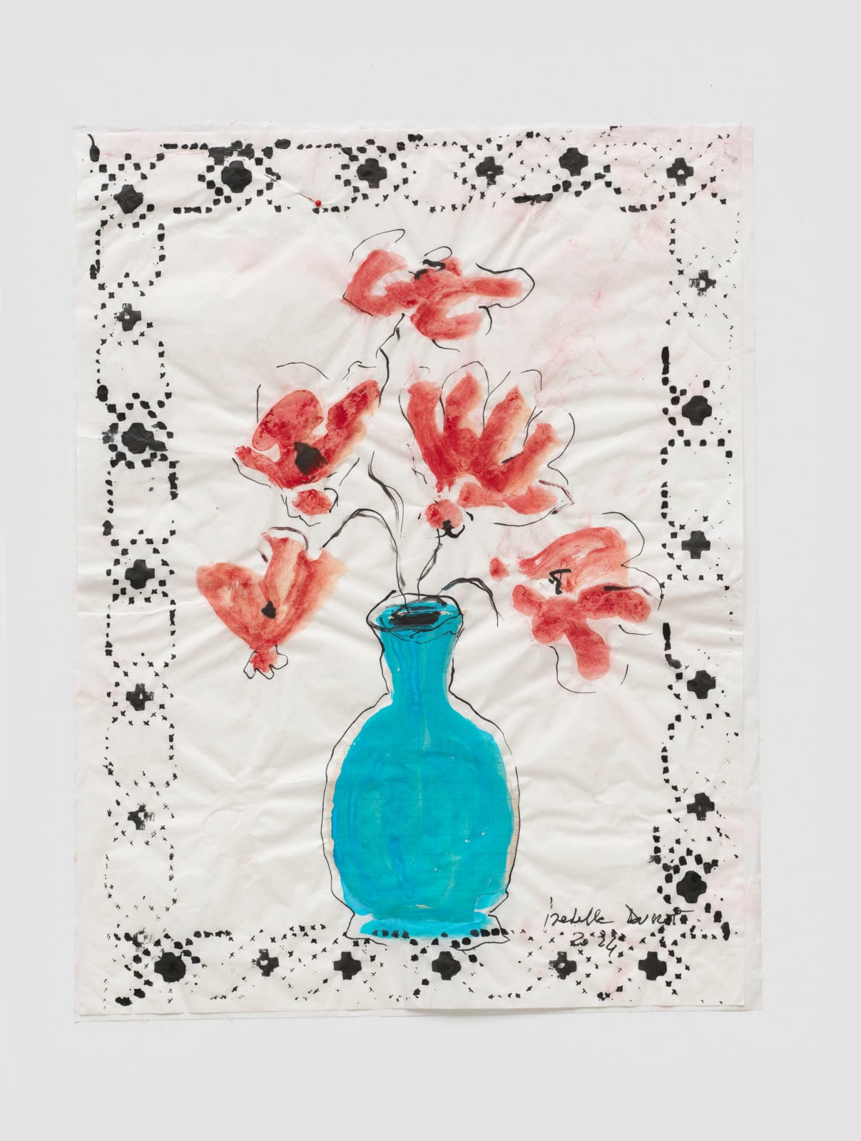 Isabella Ducrot, Trembling Red Flowers VI, 2024