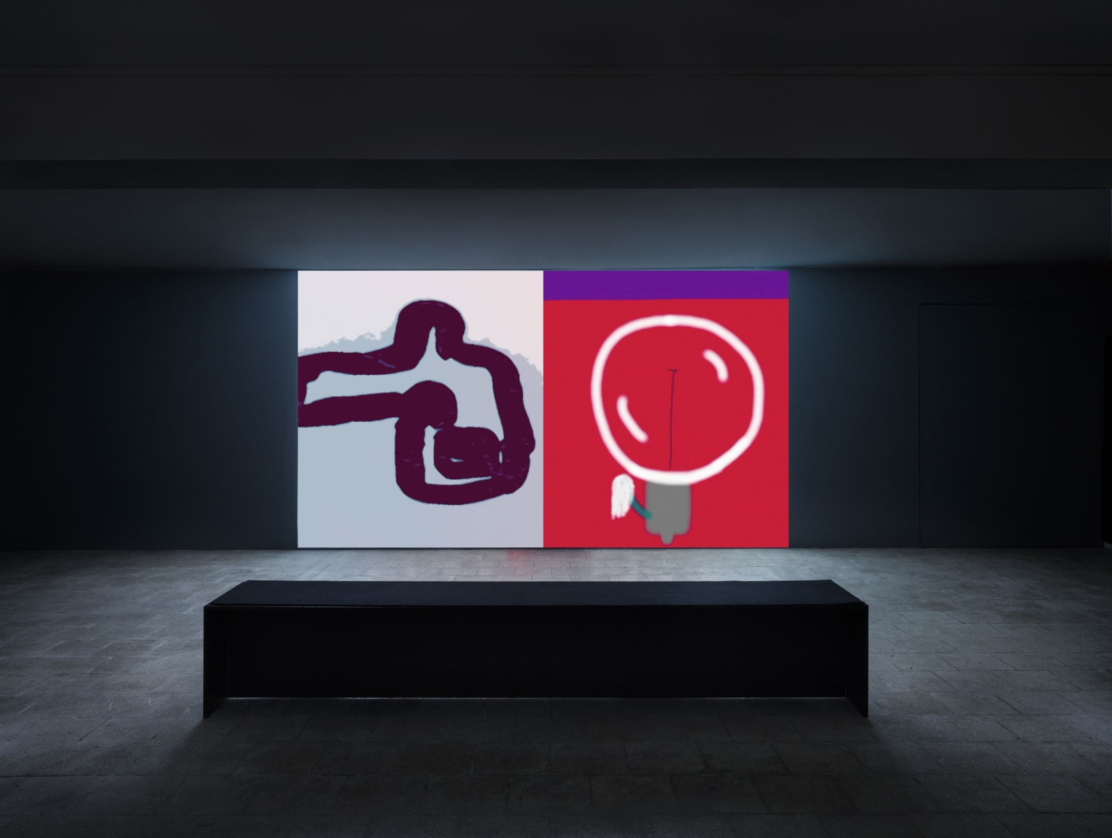 Amy Sillman (with Marina Rosenfeld, sound), Minute Cinema: 4 videos for 4 seasons, 2024–2025
