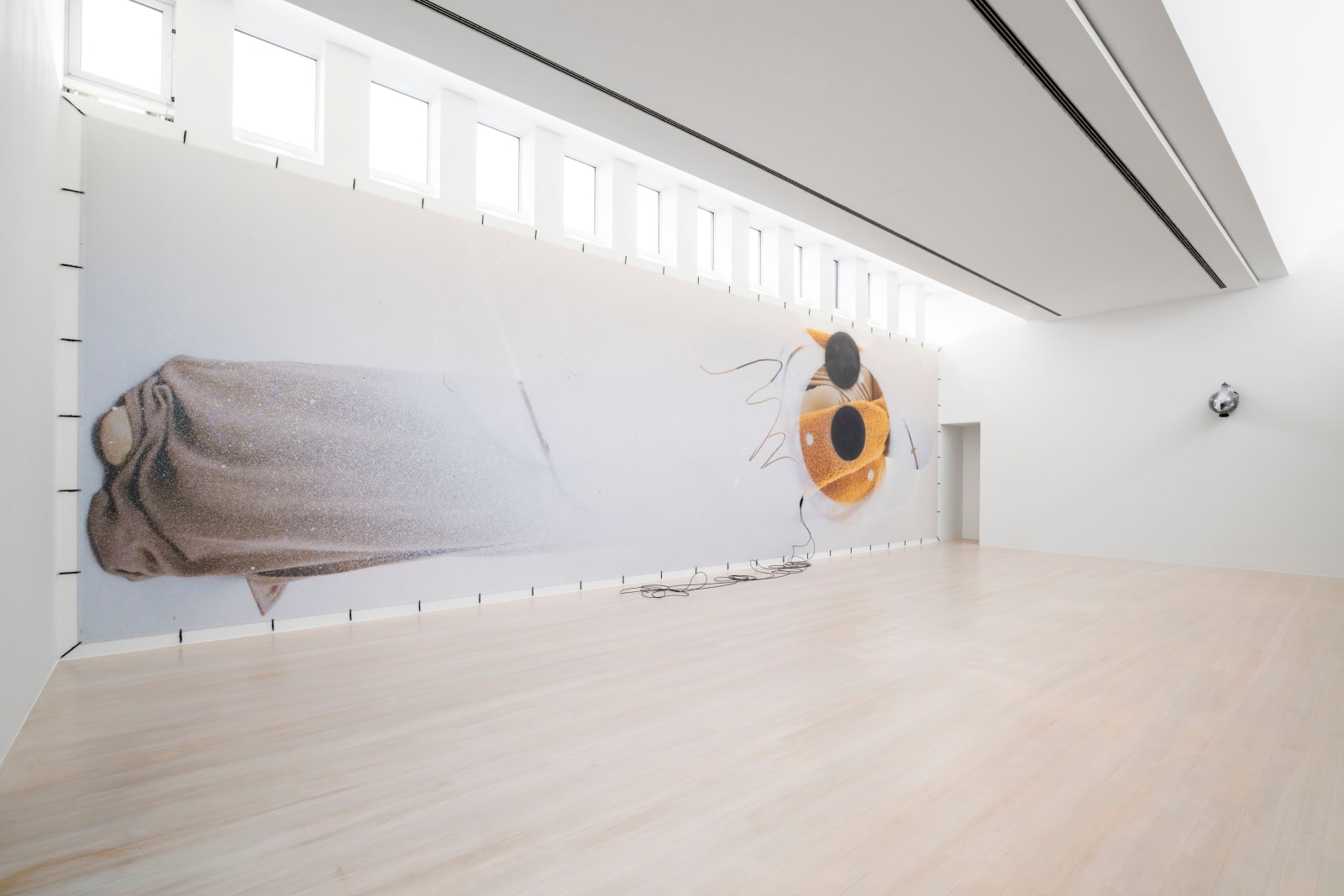 Jack O’Brien, Overflow II (mesh banner), 2025