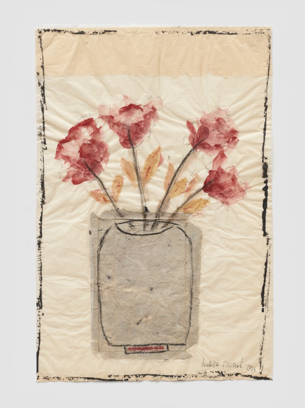 Isabella Ducrot, Trembling Red Flowers III, 2024