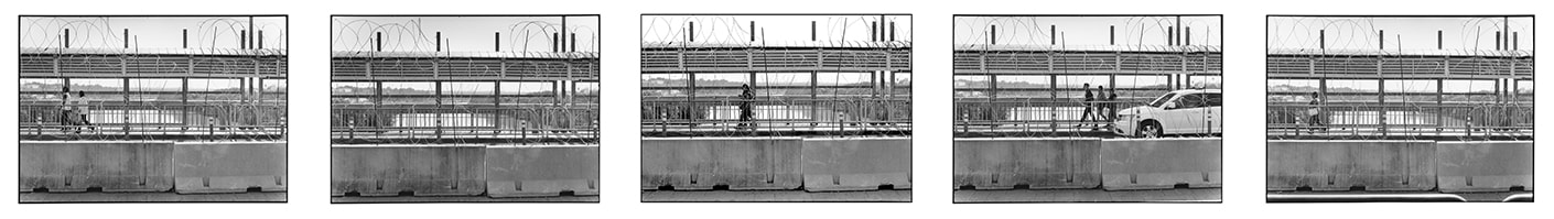 Zoe Leonard, On the Gateway to the Americas Bridge, Laredo, 2019/2022