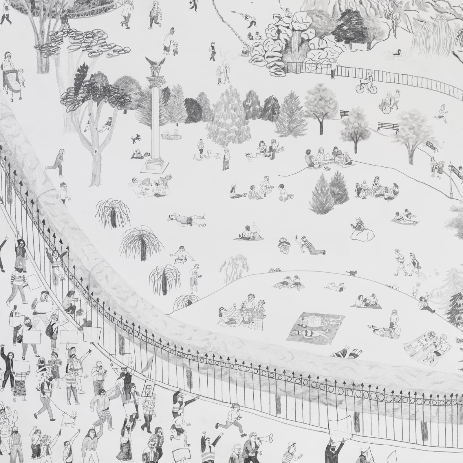 Huang Hai-Hsin 黄海欣, French Park, 2020