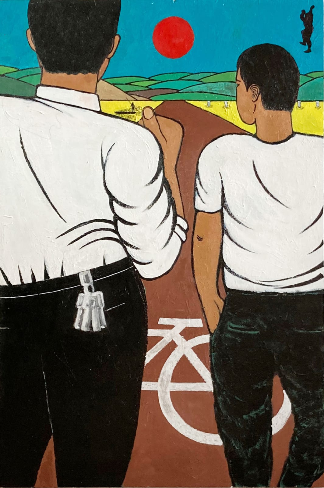 Jiang Li 蒋立, Afternoon Race Walkers下午的竞走者, 2020