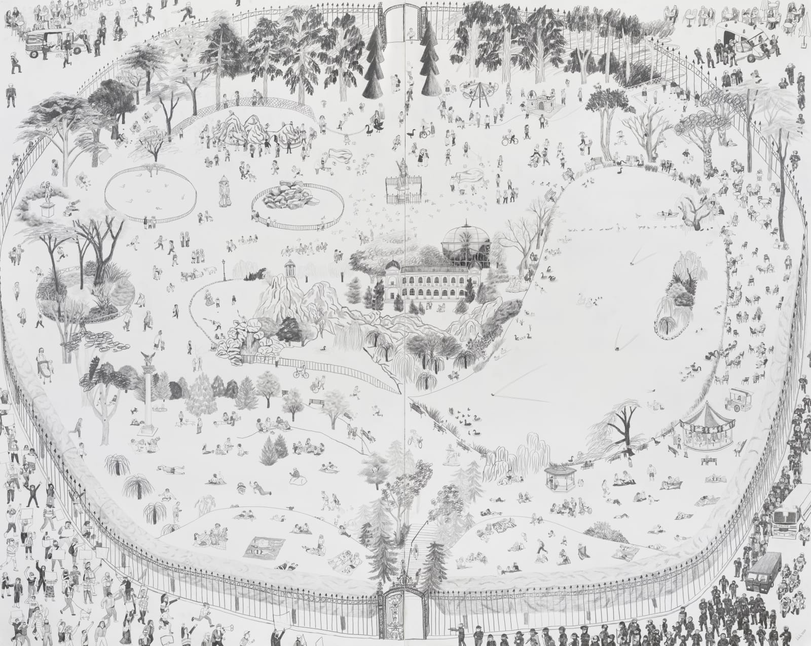 Huang Hai-Hsin 黄海欣, French Park, 2020
