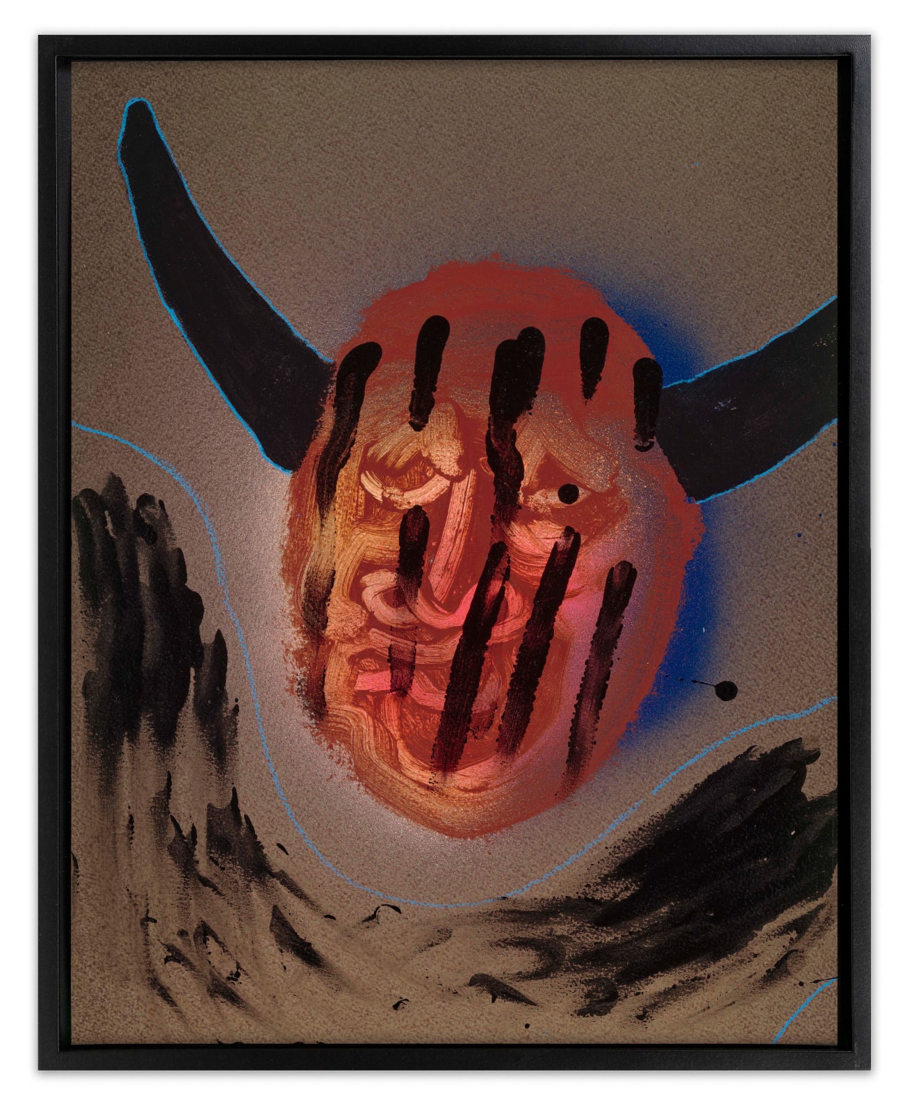 Curtis Talwst Santiago 柯蒂斯·塔尔沃斯特·圣地亚哥, Untitled (from the series Jab Jab Posse) 无题（嘉年华恶魔团系列）, 2022