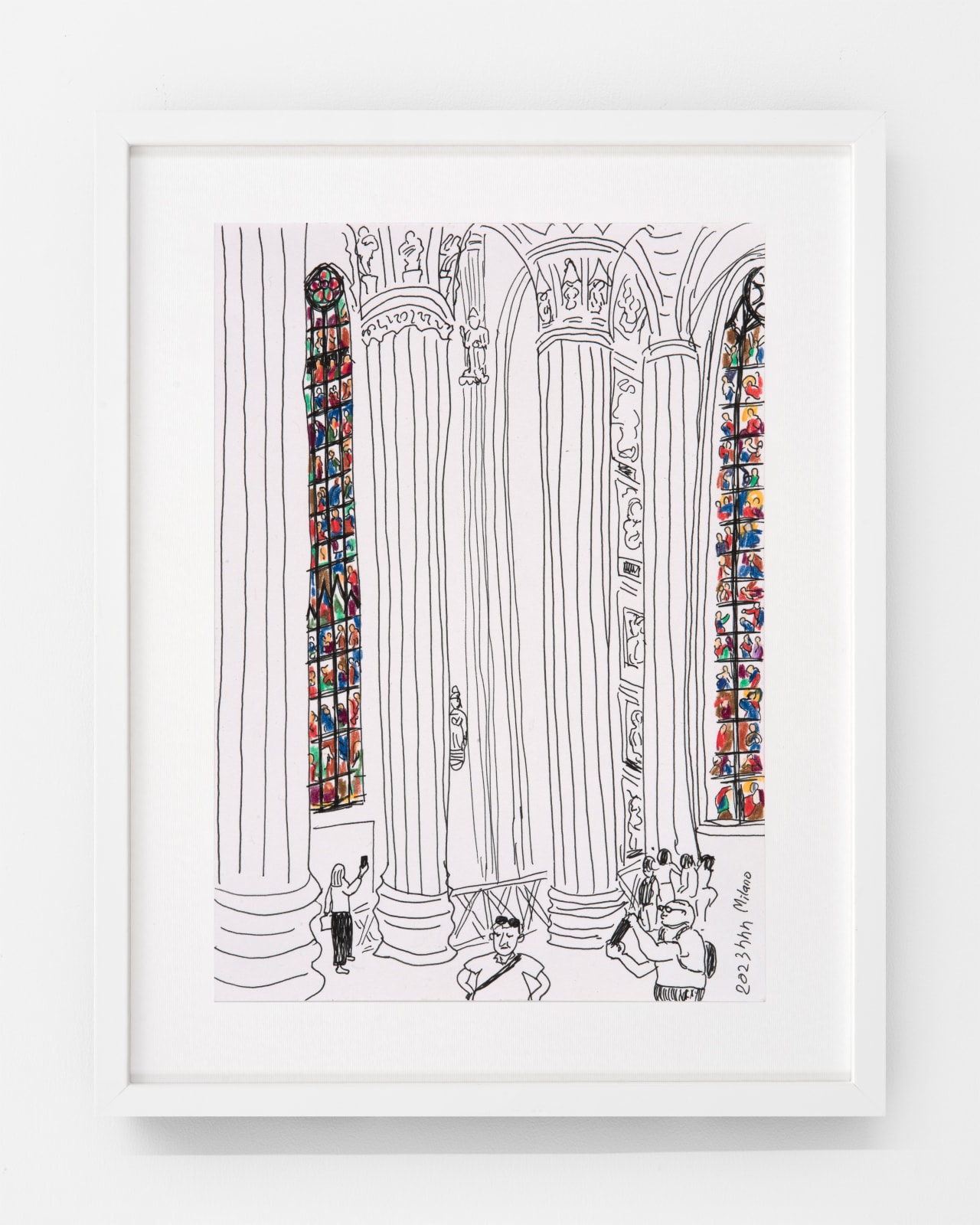 Huang Hai-Hsin 黄海欣, Duomo di Milano #1 ⽶兰⼤教堂#1, 2023