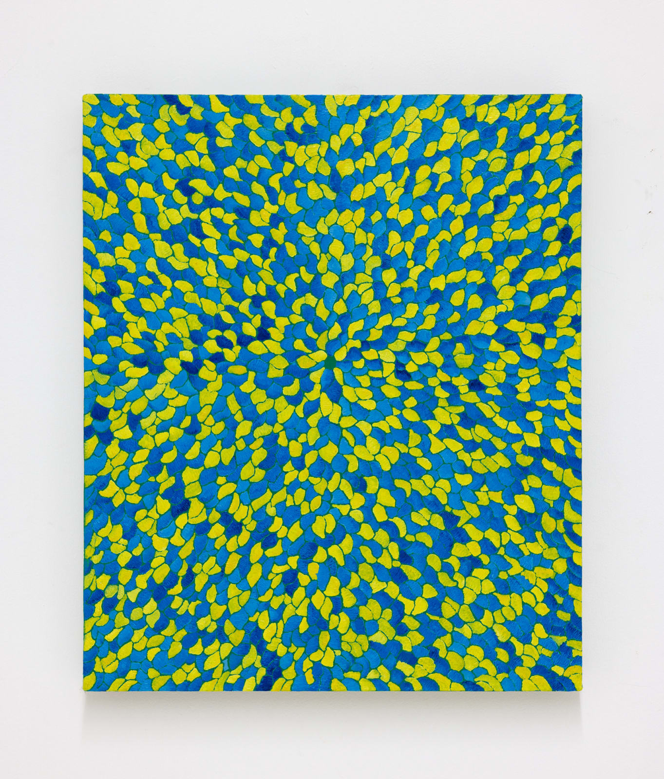 Daniel Chen 陈飞, Blue and Yellow Flower 黄蓝色花, 2022