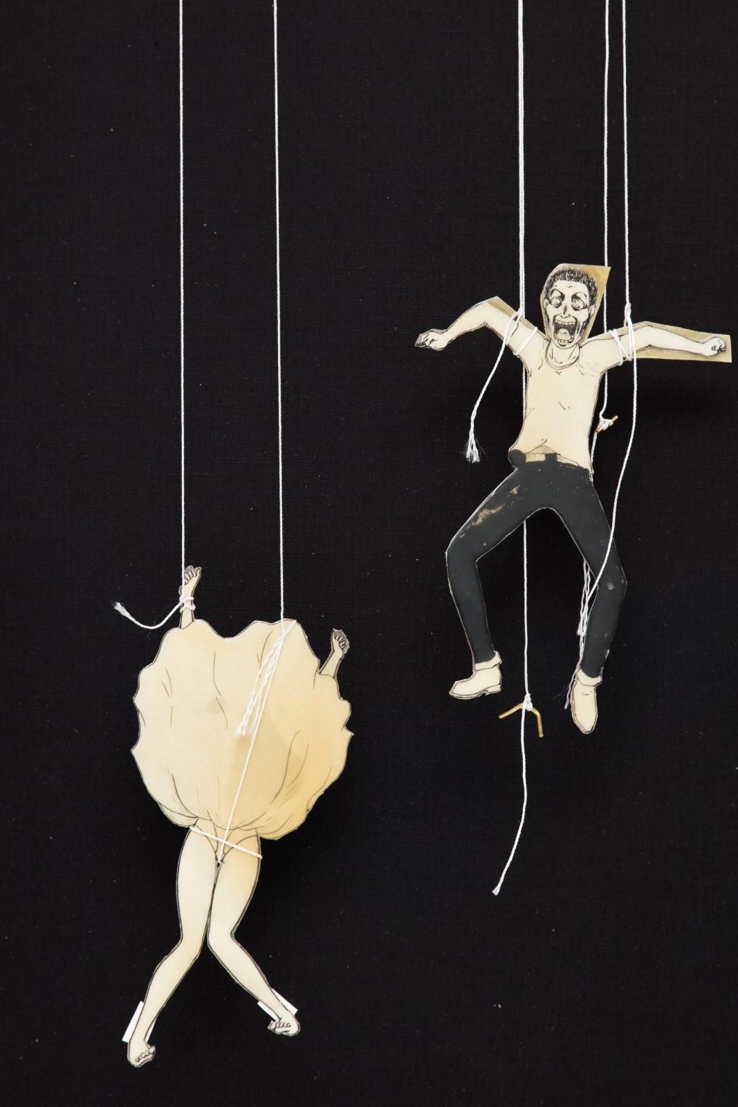 Jiang Li 蒋立, Two Falling People 两个坠落的人, 2017