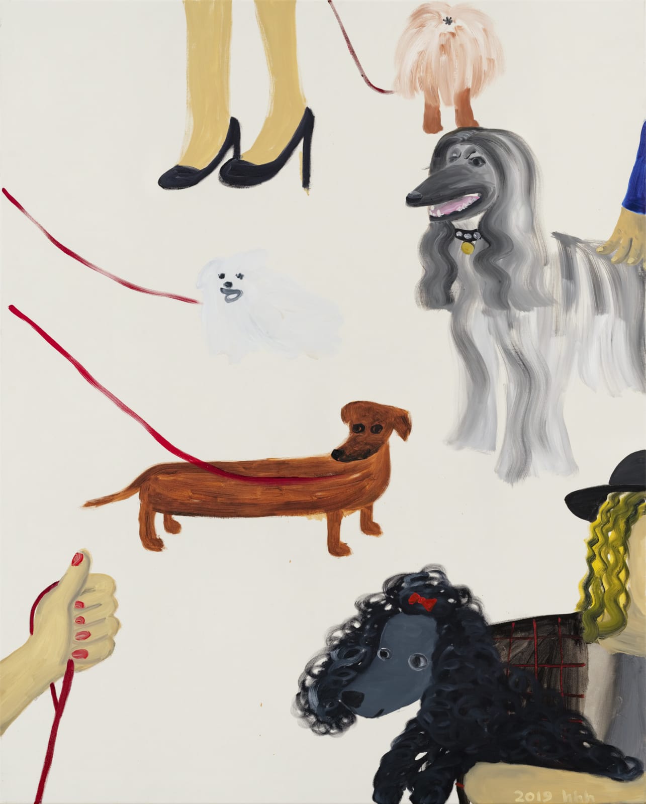 Huang Hai-Hsin 黄海欣, Art Basel (Dog) 巴塞尔艺术展 (狗), 2019