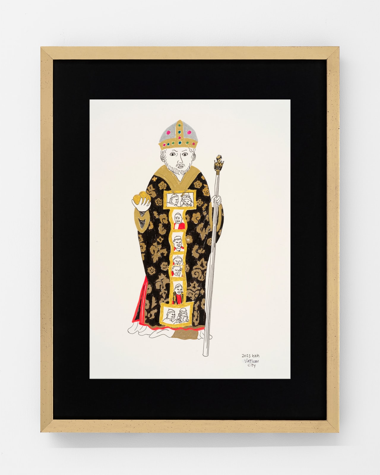 Huang Hai-Hsin 黄海欣, Pope Fashion #3 教皇时尚 #3, 2023