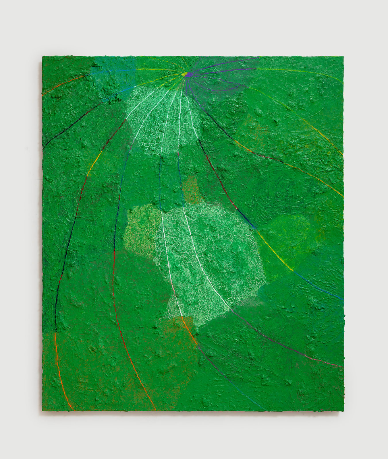 Daniel Chen 陈飞, Green Flower 绿花, 2021