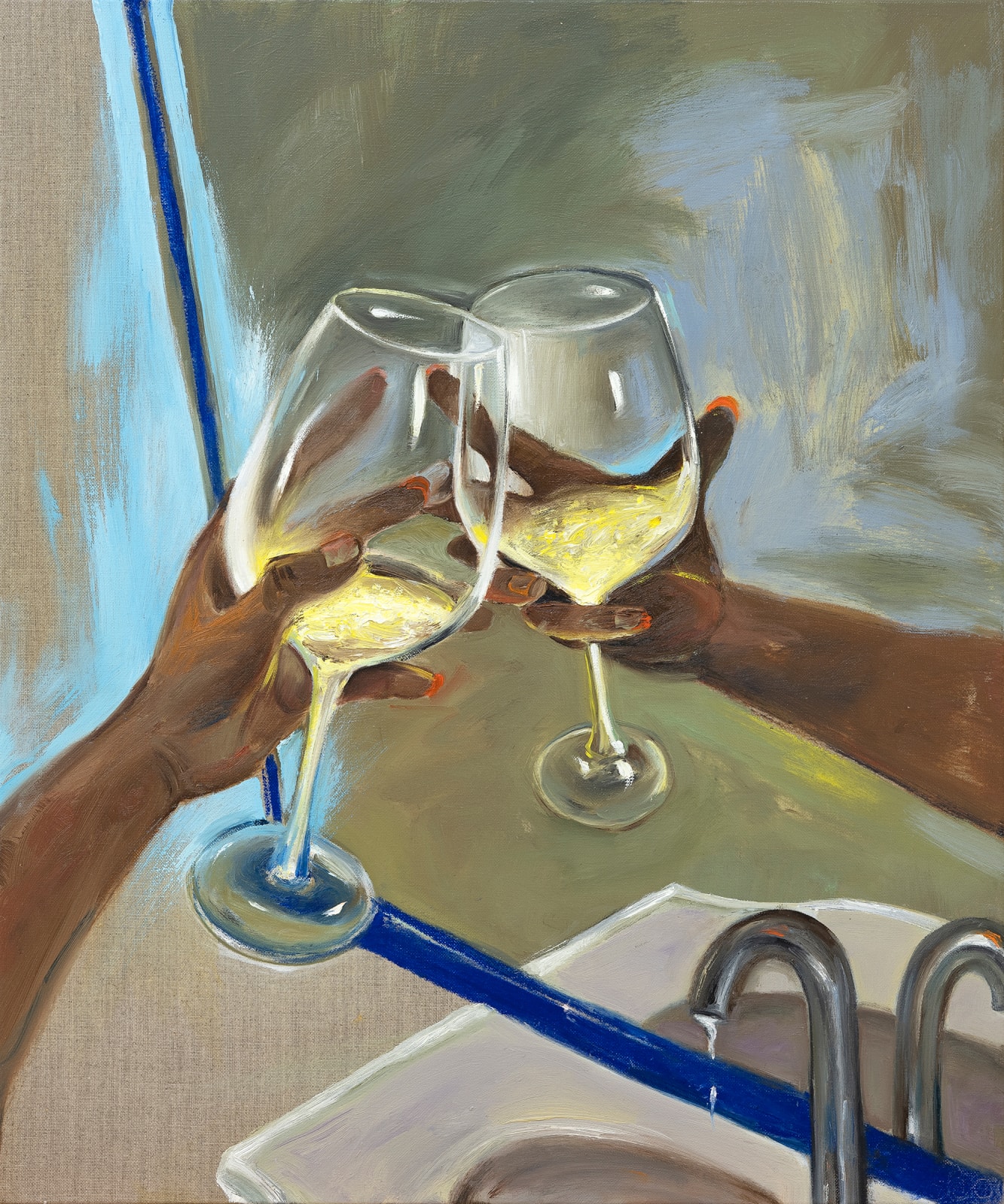 Yan Xinyue 闫欣悦, Drinking Alone 独饮, 2021