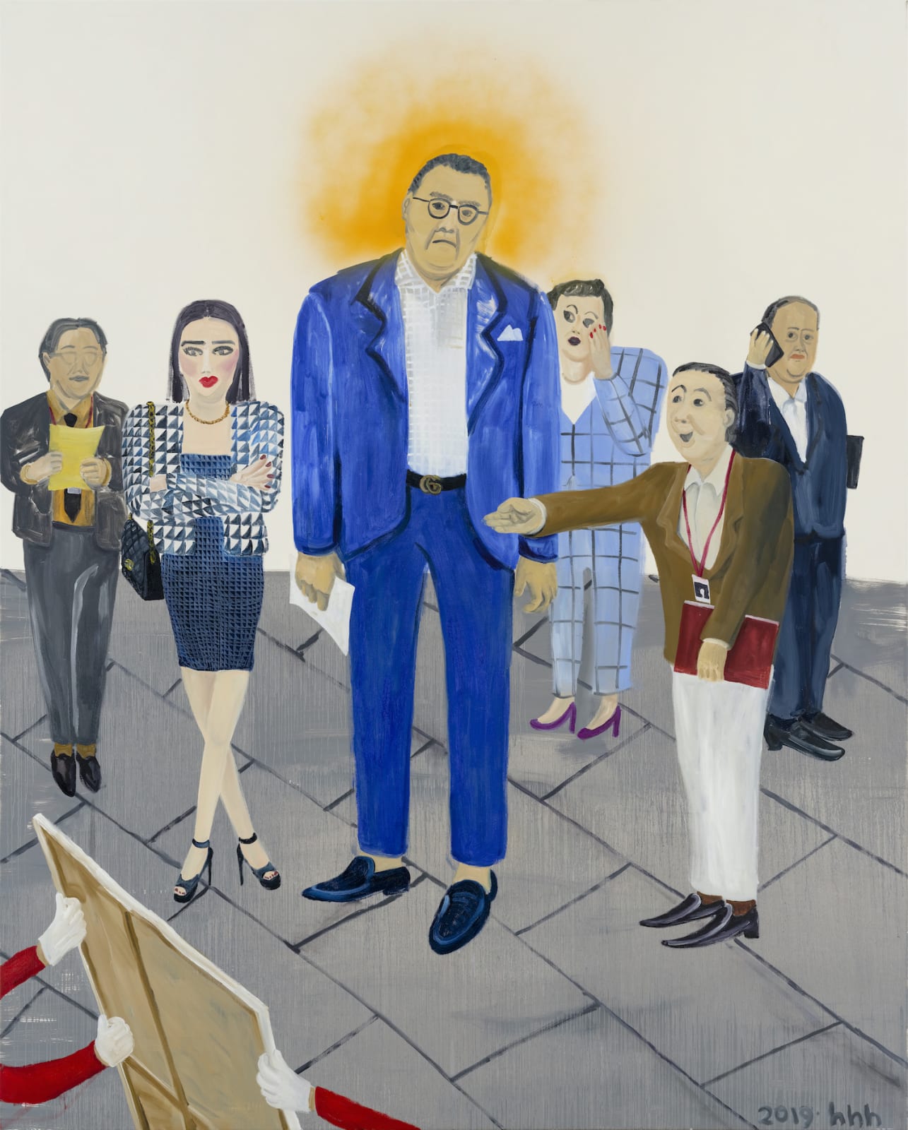 Huang Hai-Hsin 黄海欣, Art Basel (The Holy Collector) 巴塞尔艺术展 (聖藏家), 2019