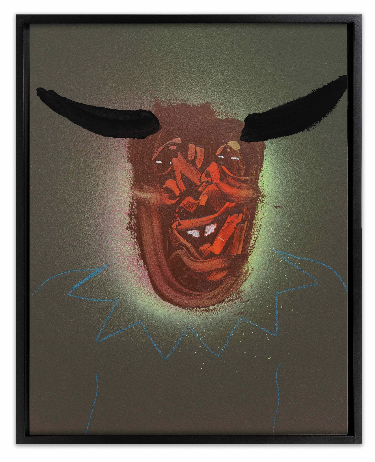 Curtis Talwst Santiago 柯蒂斯·塔尔沃斯特·圣地亚哥, Untitled (from the series Jab Jab Posse) 无题（嘉年华恶魔团系列）, 2022