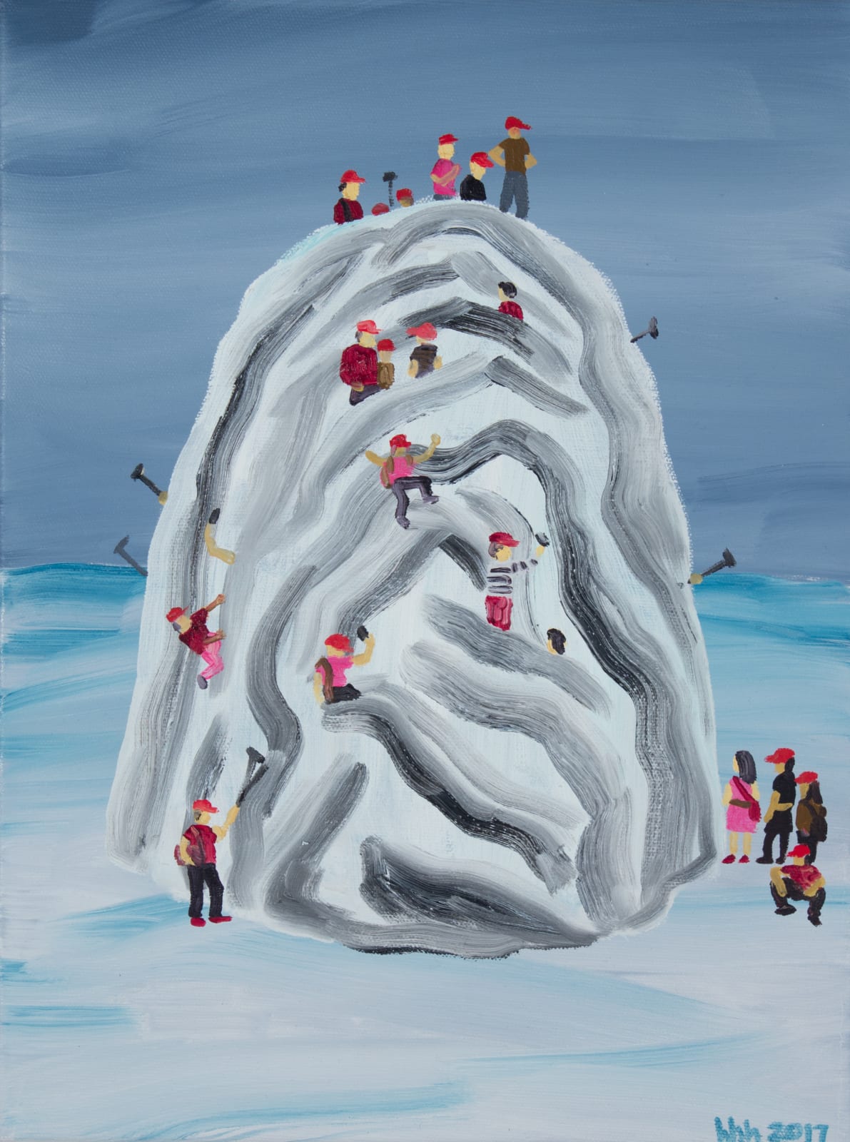 Huang Hai-Hsin 黄海欣, Amazing Rock 奇石, 2017