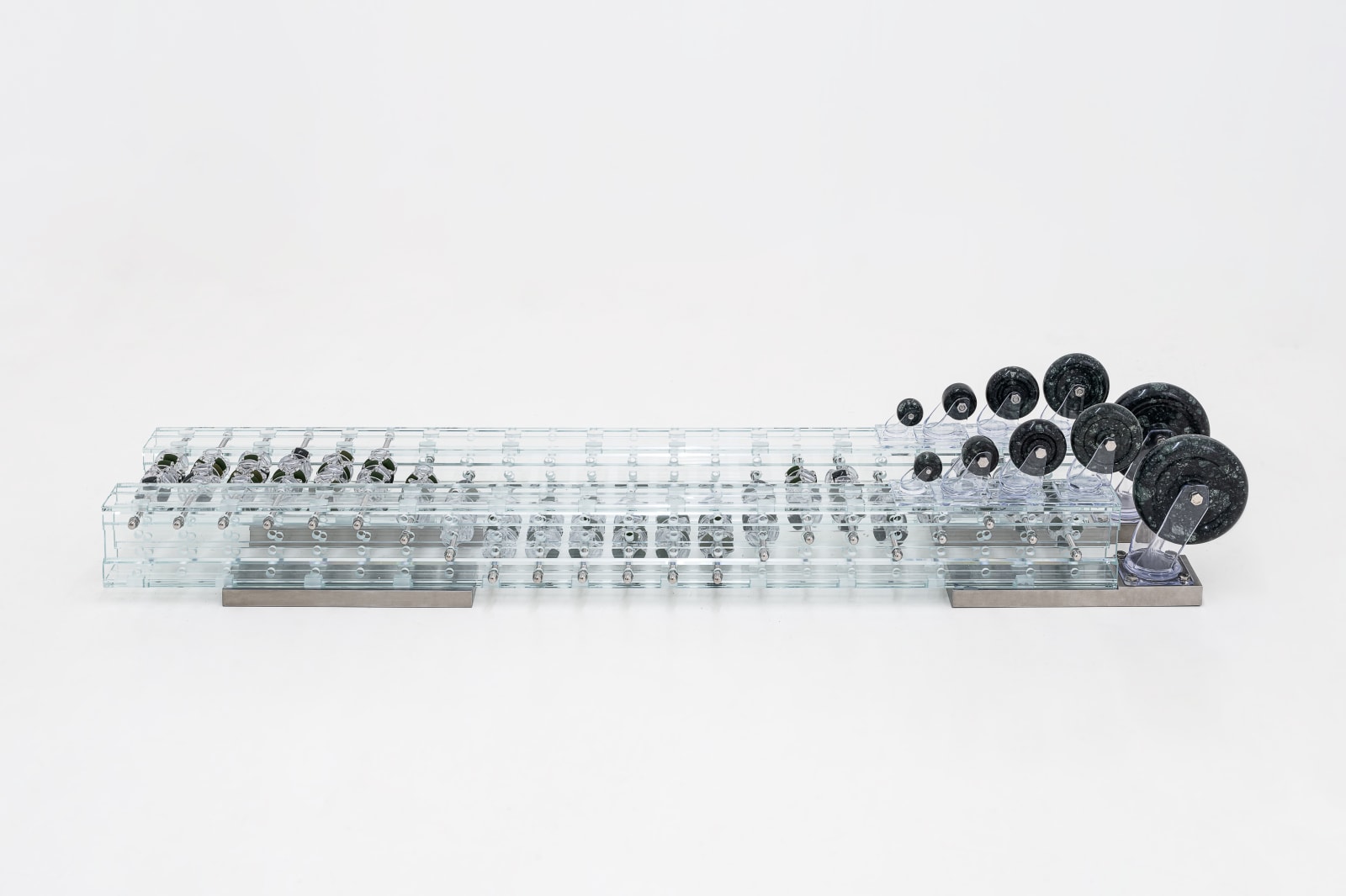 Leelee Chan 陳麗同, Blindfold Receptor (Crawling Jewel–Moss II) 蒙眼感知器（趴行宝石—青苔II）, 2023