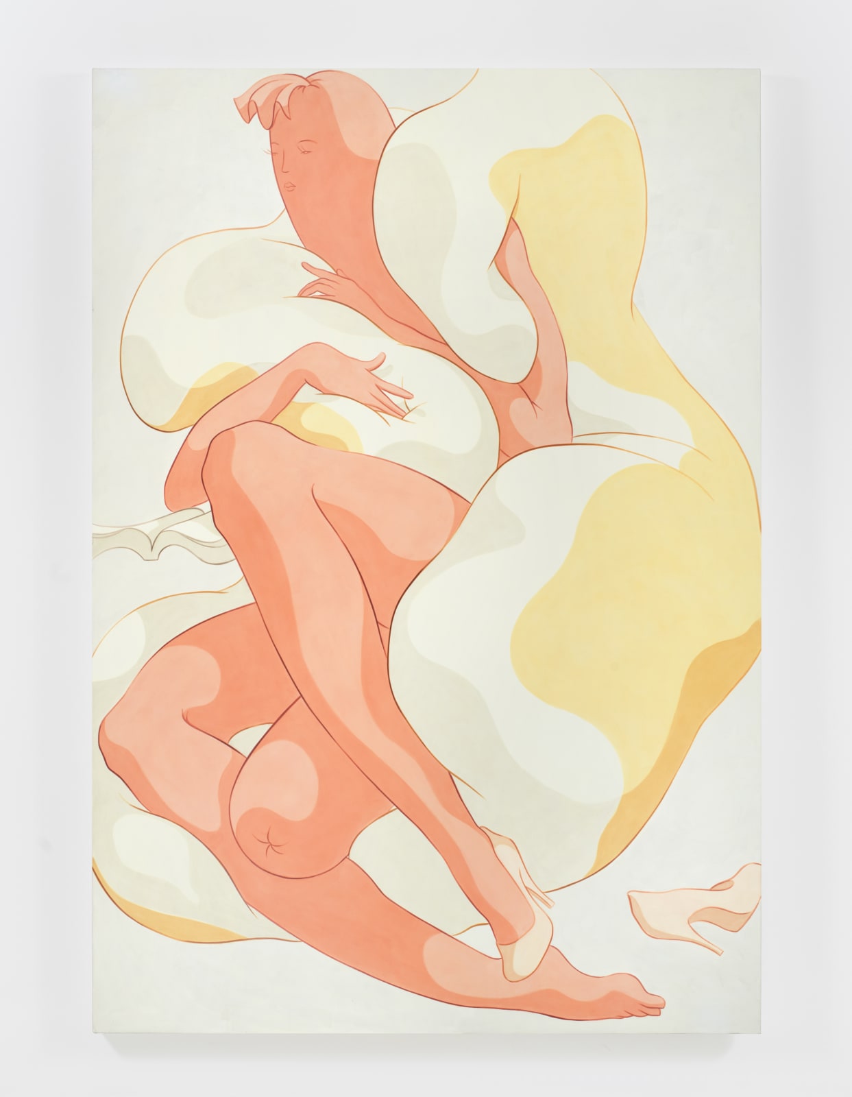 Ivy Haldeman 艾薇·海德曼, Full Figure, Knee Up, Hand Presses Bun, Head Lifts 全身，膝盖向上，手部压按面包，发髻，抬头, 2019