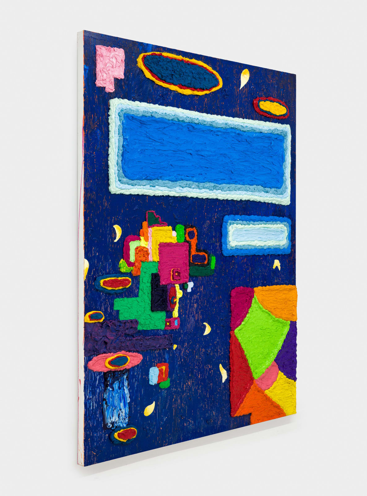 Daniel Chen 陈飞, Still Life with Red and Blue Flower 有红蓝色花的静物, 2022