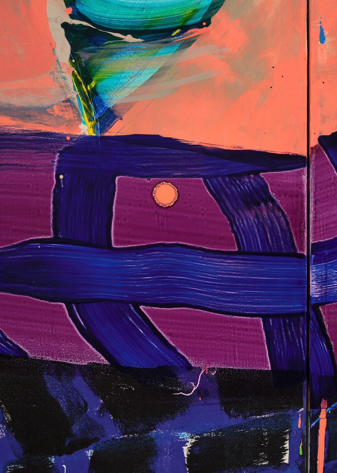 Sarah Faux 莎拉·福克斯, Bright lights and black spots 亮光与黑点, 2024
