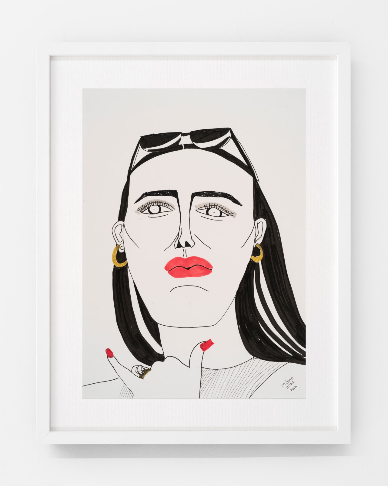 Huang Hai-Hsin 黄海欣, Woman in Milan #4 米兰女郎#4, 2023