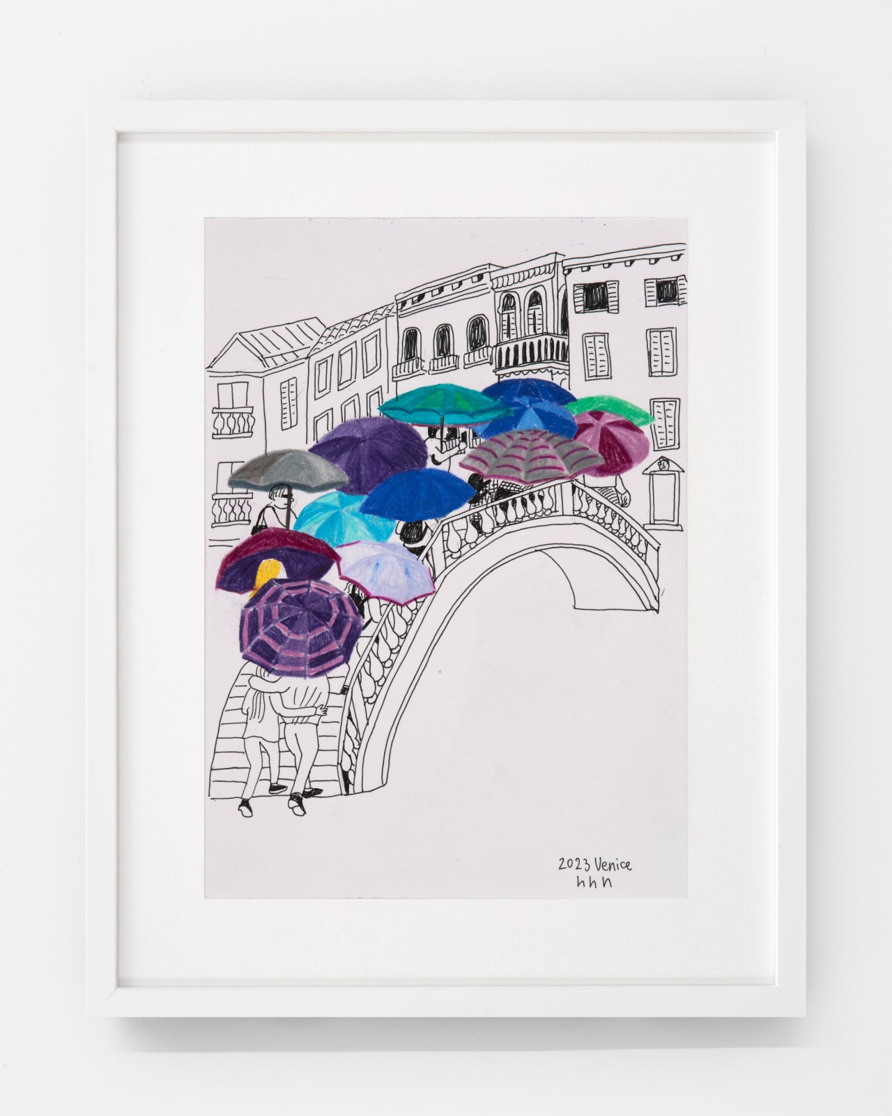 Huang Hai-Hsin 黄海欣, Rainy Venice 雨中威尼斯, 2023