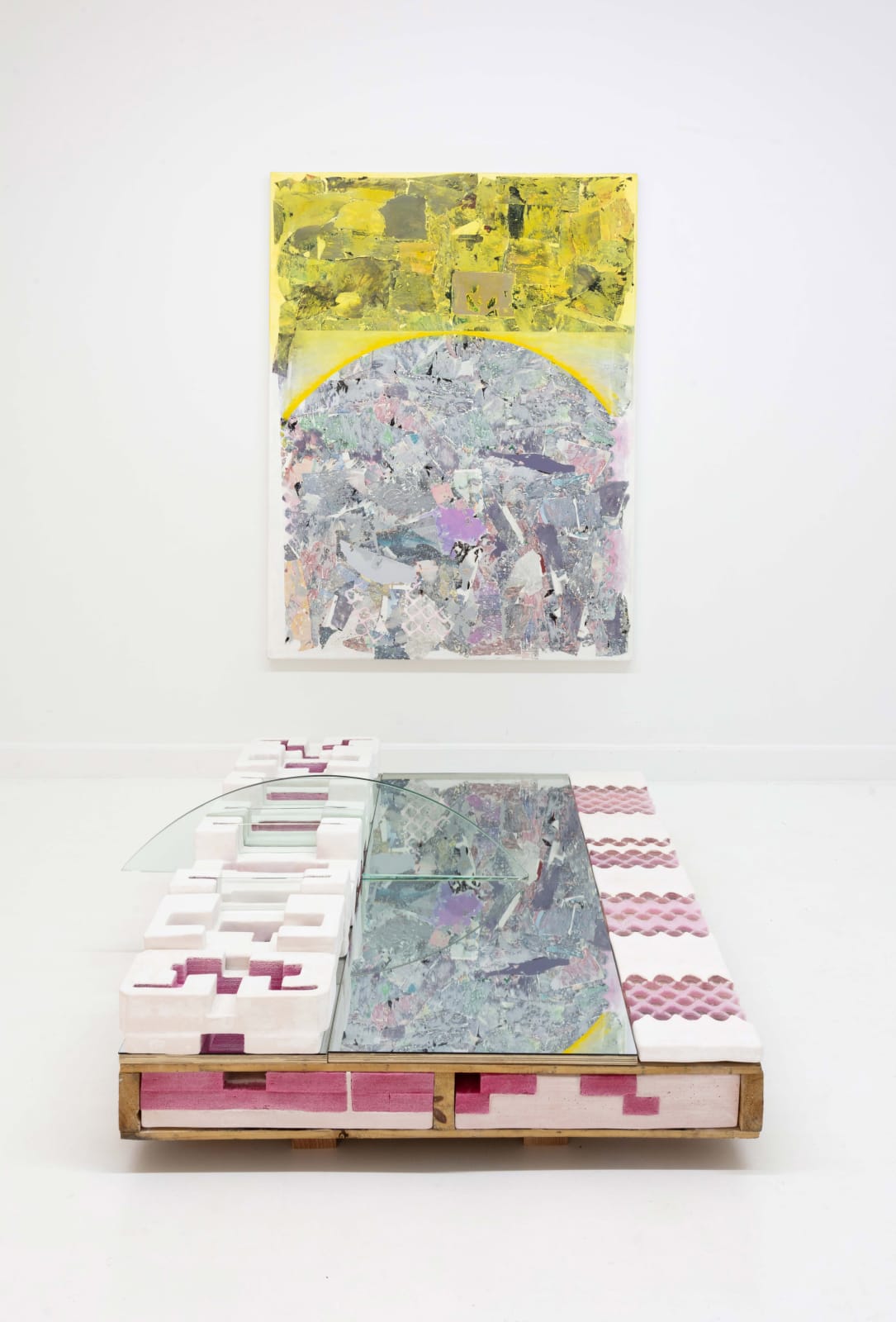 Leelee Chan 陳麗同, Pallet in Repose (Portal) 凝伫之盘（引道）, 2019