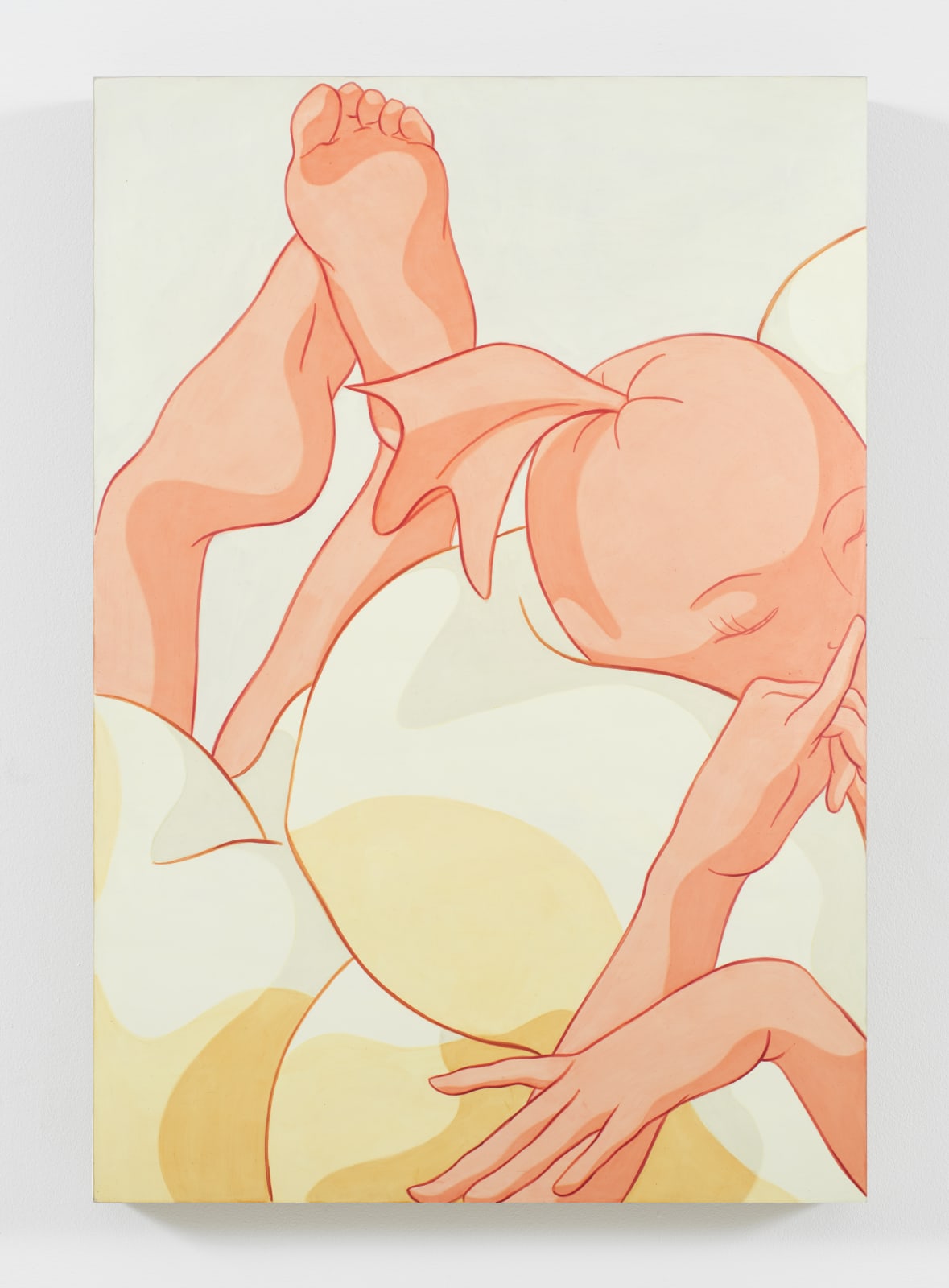 Ivy Haldeman 艾薇·海德曼, Crop, Feet Touch, Pinky Along Frame 裁切，脚部碰触，小指贴近边缘, 2019