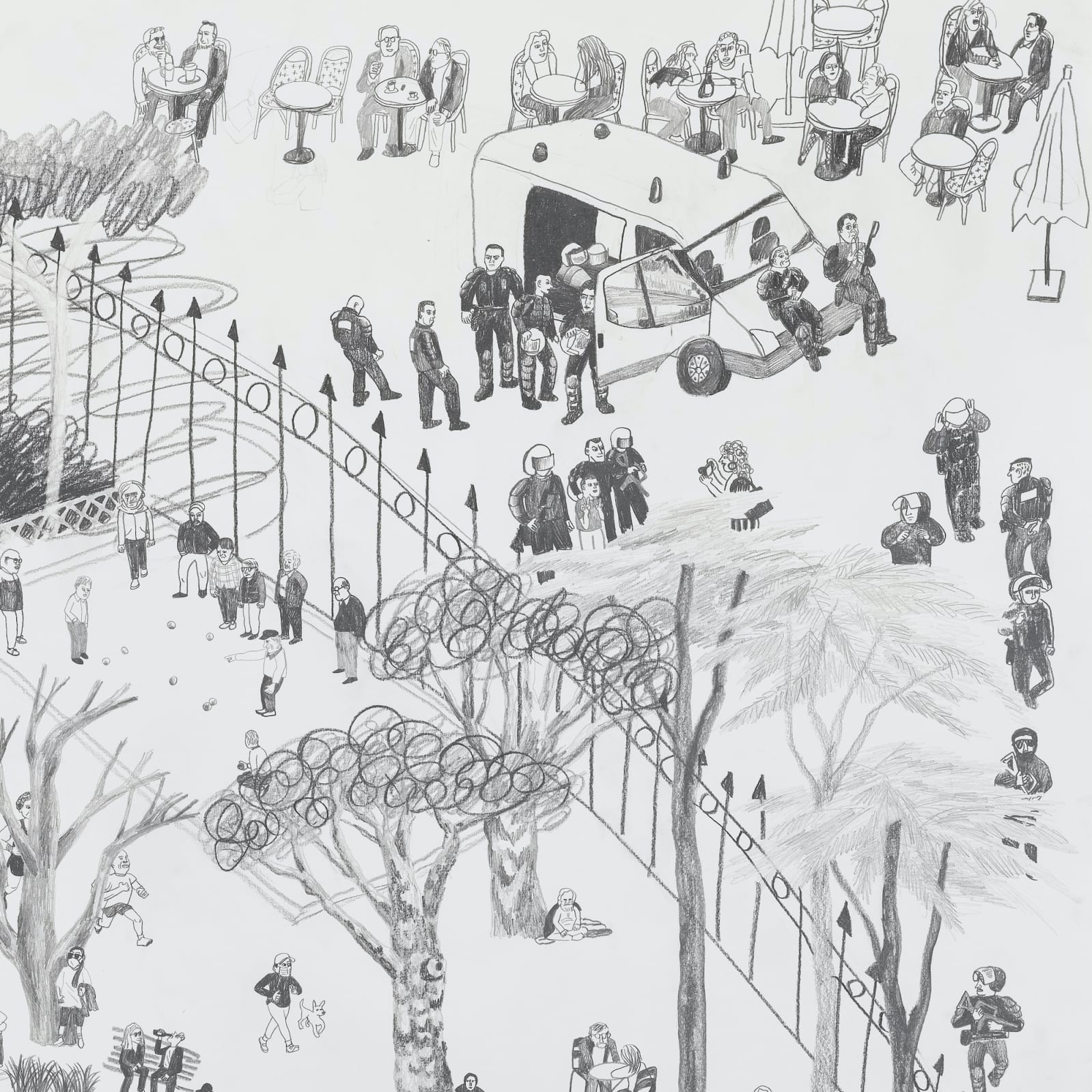 Huang Hai-Hsin 黄海欣, French Park, 2020