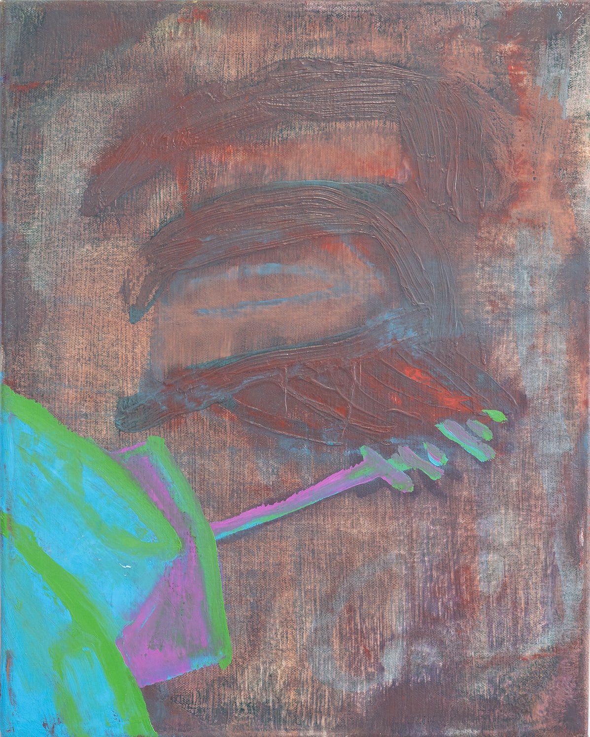 Sarah Faux 莎拉·福克斯, Untitled (lashes) 无题 (睫毛), 2018