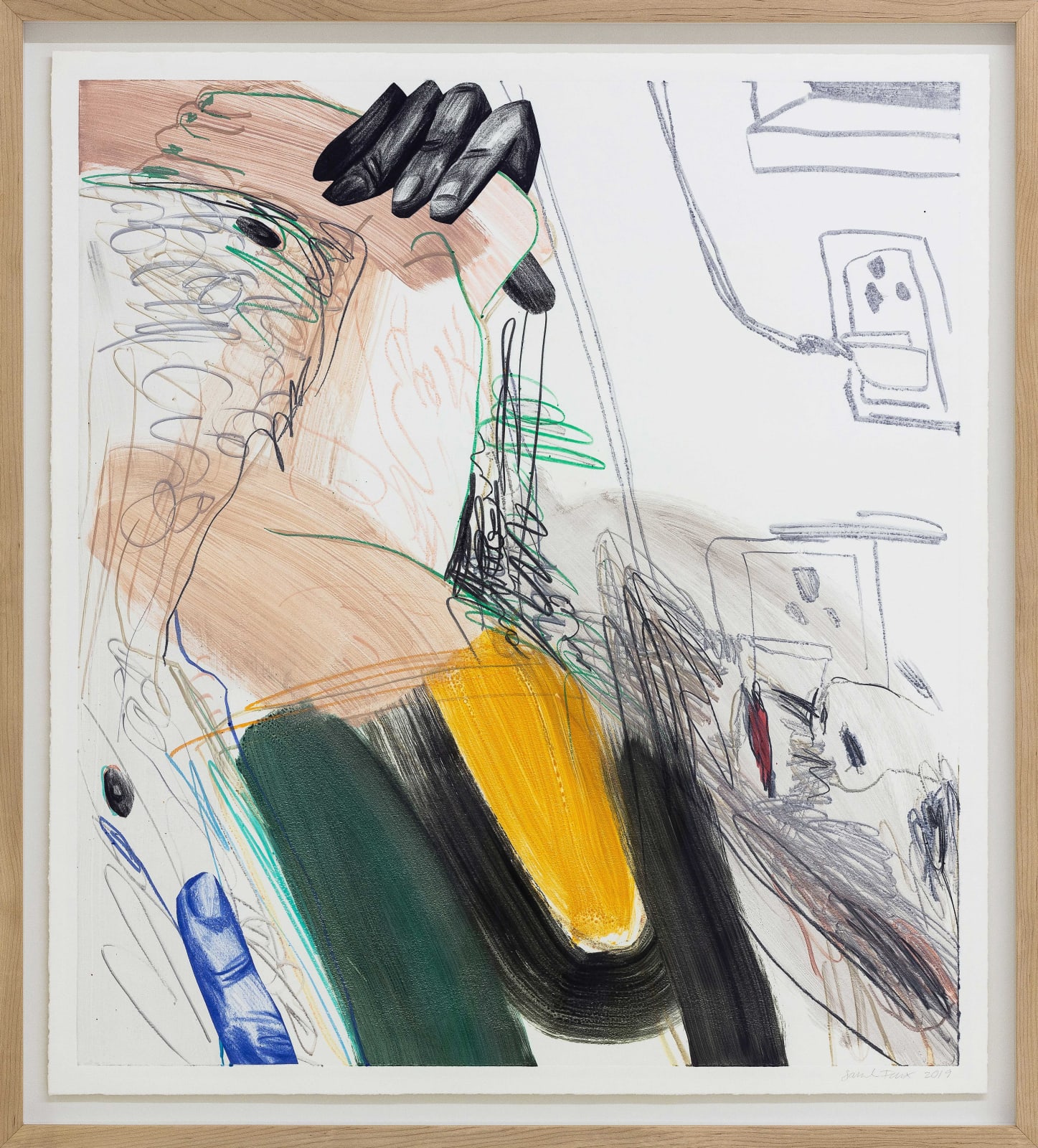 Sarah Faux 莎拉·福克斯, Deep-Seated 深藏, 2019