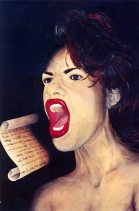Carlos Betancourt, Portrait of Sandra Bernhard, 1995